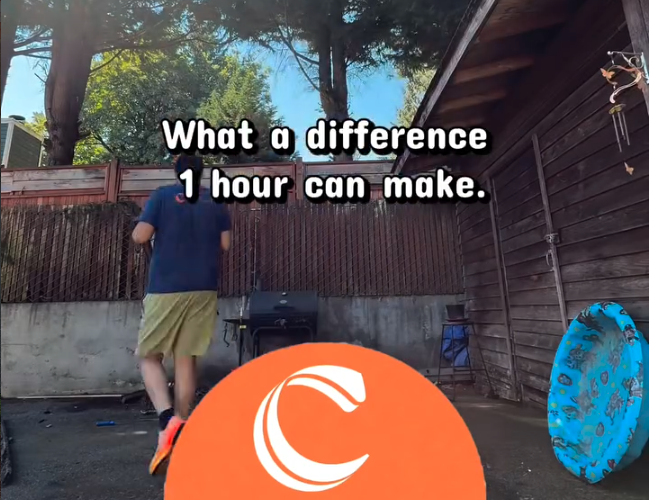 Organic short-form content example